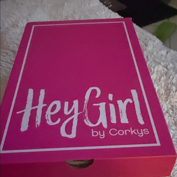 Corkys Women's Burgundy Loafers with Gold Accent - Picture 4 of 4